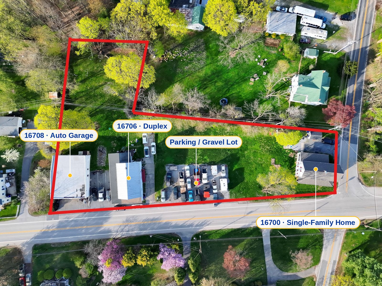 Mount Airy Portfolio exterior and site view 1