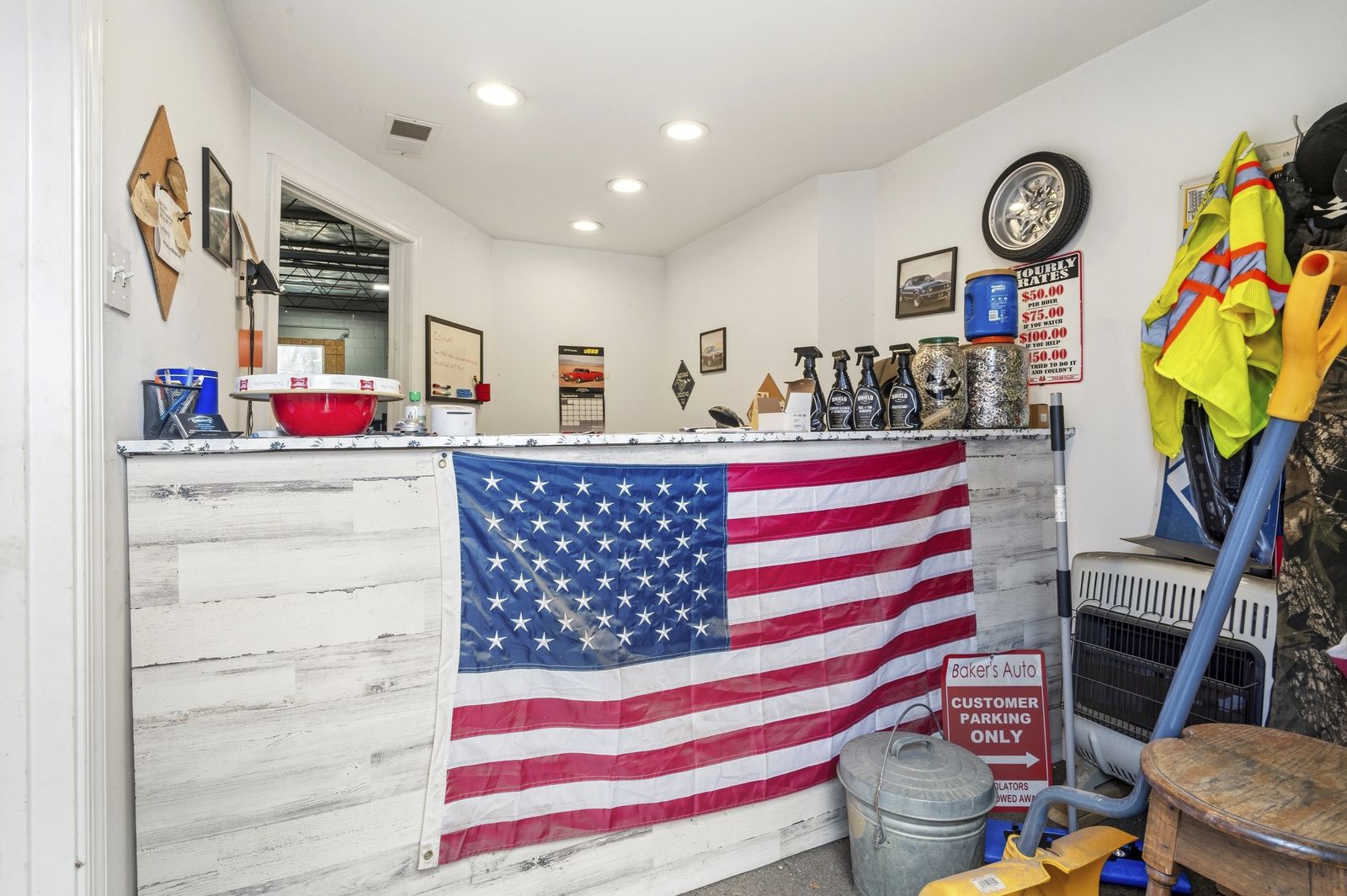 Auto repair garage interior and exterior, Mount Airy Portfolio 1